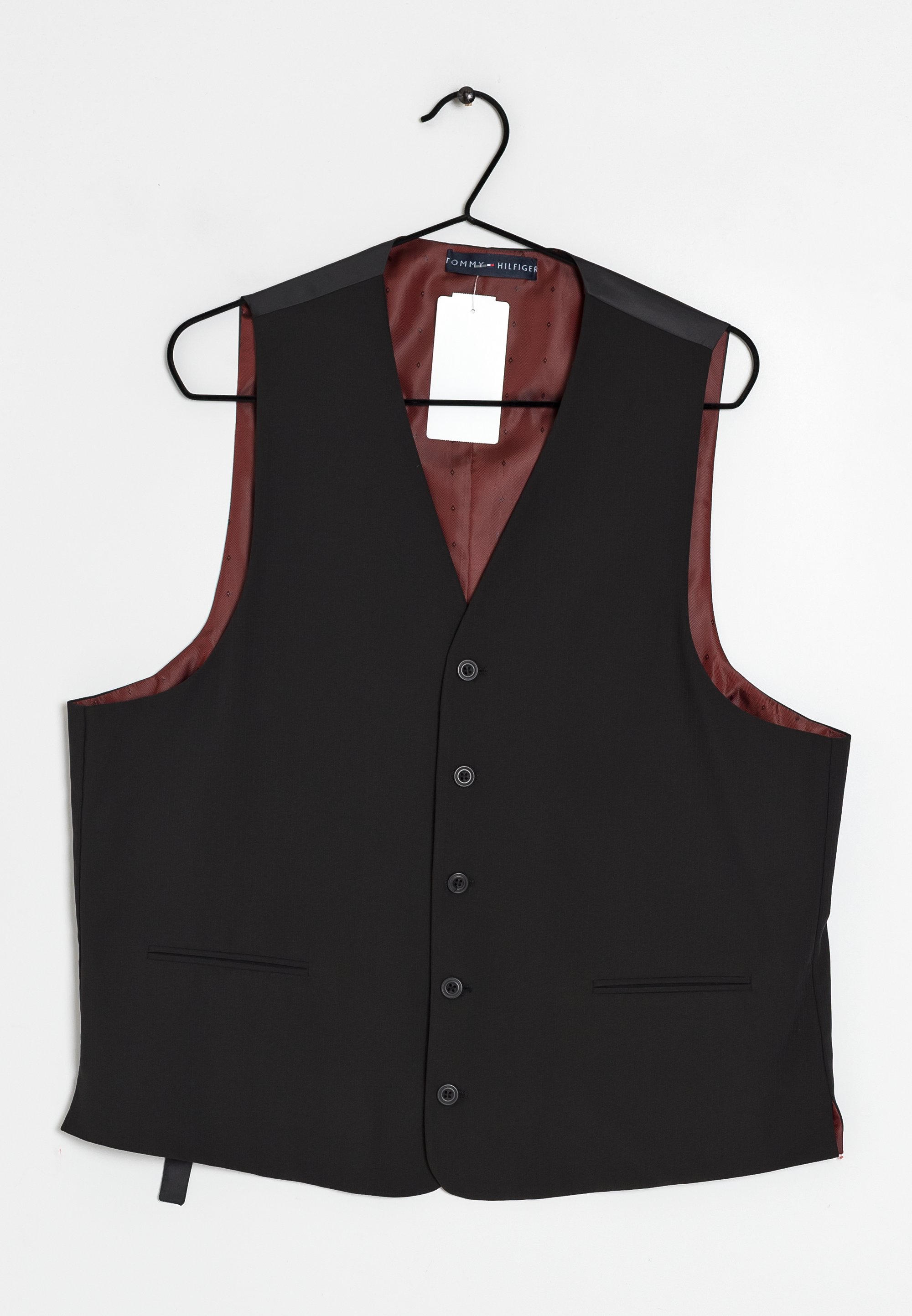 Dress Tommy Hilfiger Suit Vest Tommy Hilfiger Suit Waistcoat Black
