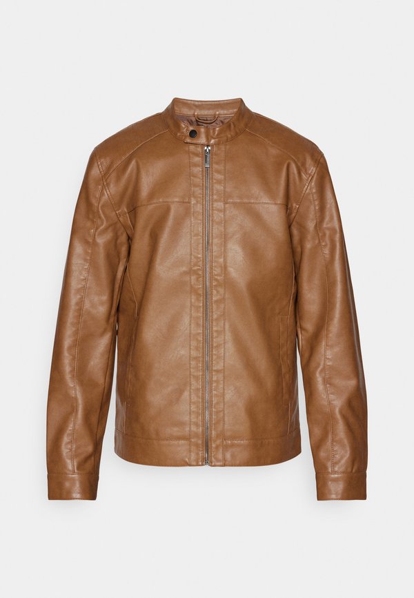 ONSMIKE RACER JACKET - Faux leather jacket - monks robe4