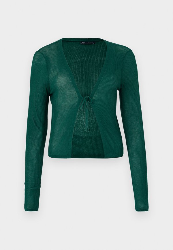 SHEER TIE CARDIGAN - Cardigan - rain forest3