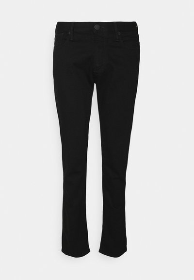 Emporio Armani POCKETS PANT - Prigludę džinsai - denim nero