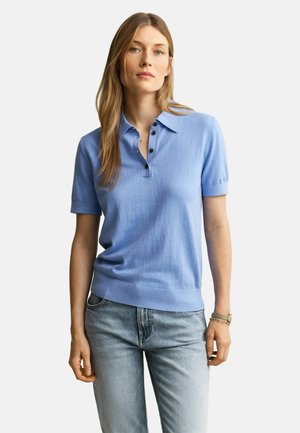 SHORT SLEEVE RUGGER - Poloshirt - hydrangea blue