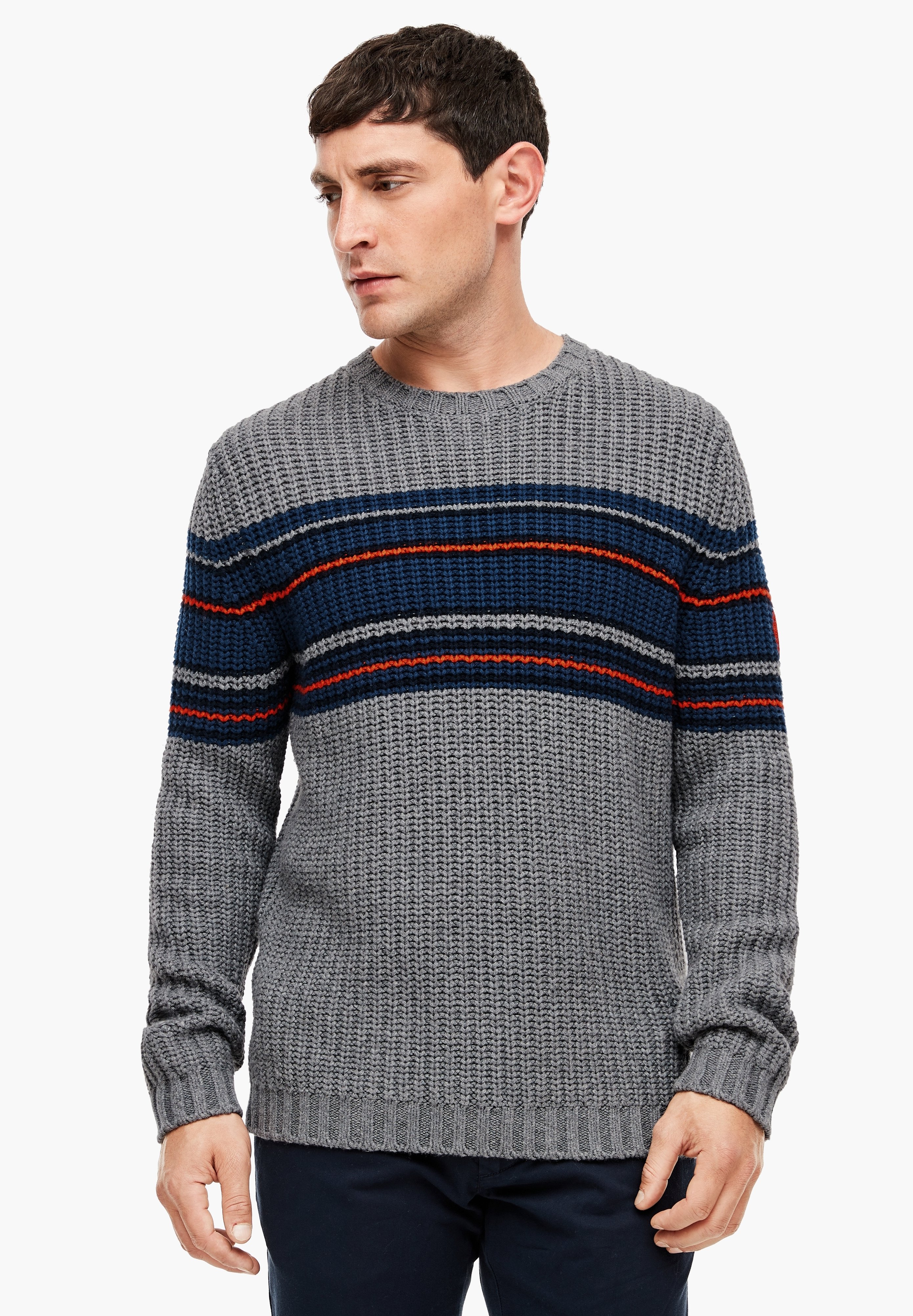 Homme MIT STREIFEN-DETAILS - Pullover Homme MIT STREIFEN-DETAILS - Pullover