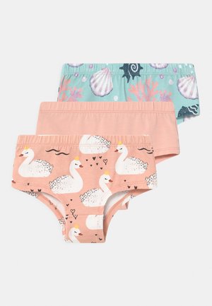 SWANS AND PEARLS 3 PACK - Briefs - pink solid