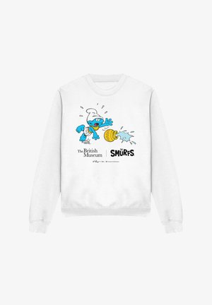 Cotton Soul, THE SMURFS X BRITISH MUSEUM EGYPTIAN VASE DROP - Sweatshirt - white