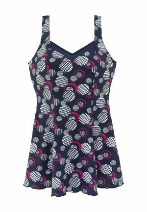 Strandaccessoire - marine-bedruckt