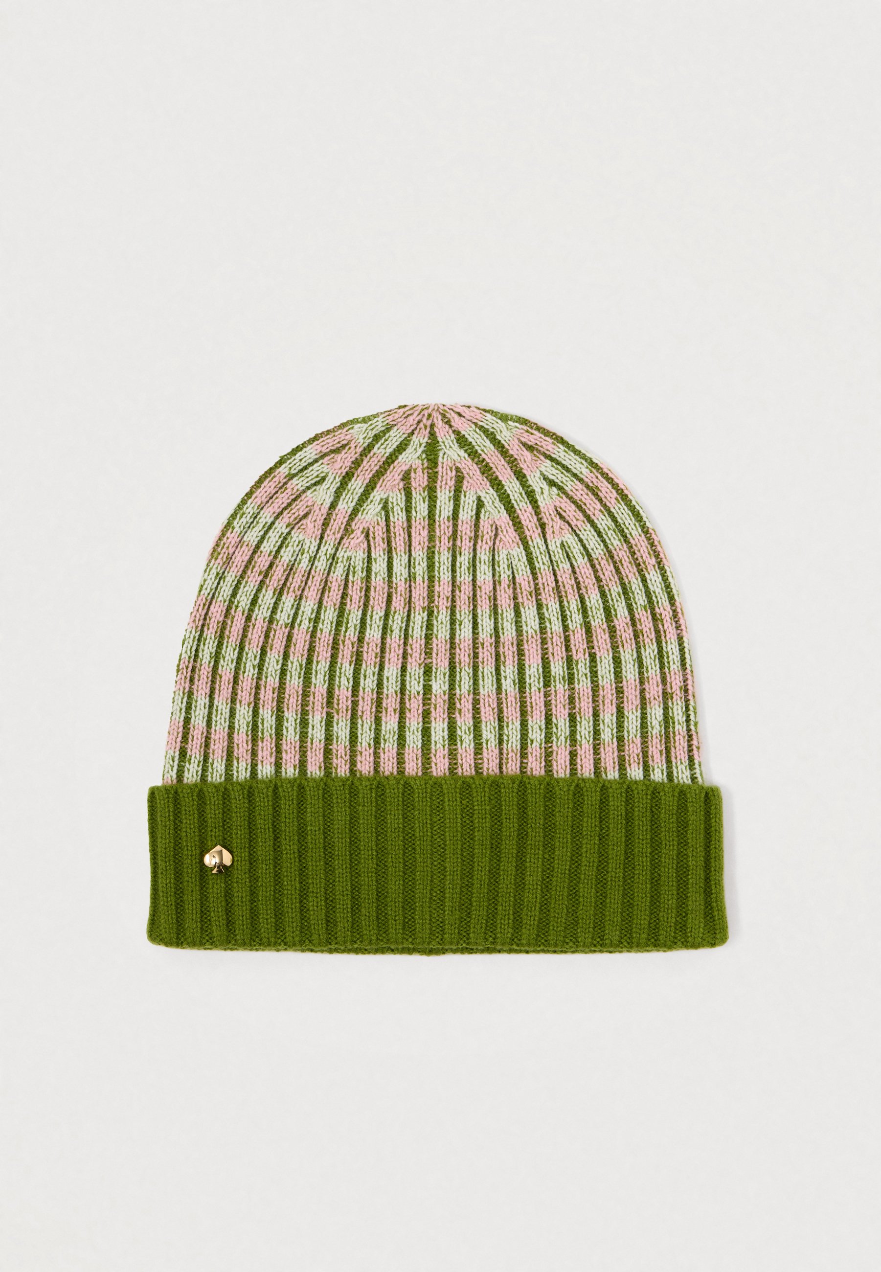 kate spade new york STRIPE CUFF BEANIE - Beanie - green 