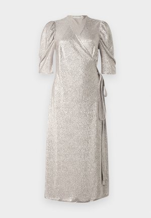 Ida Sjöstedt BLAKE SHIMMER DRESS - Hverdagskjole - mushroom silver