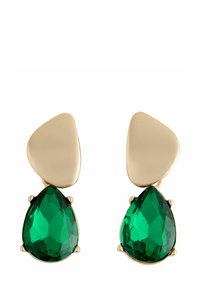 SPARKLE DROP STUD - Øreringe - green