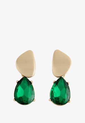 SPARKLE DROP STUD - Korvakorut - green