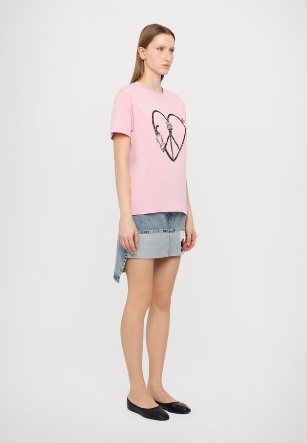 HIKING - Print T-shirt - fantasia rosa3