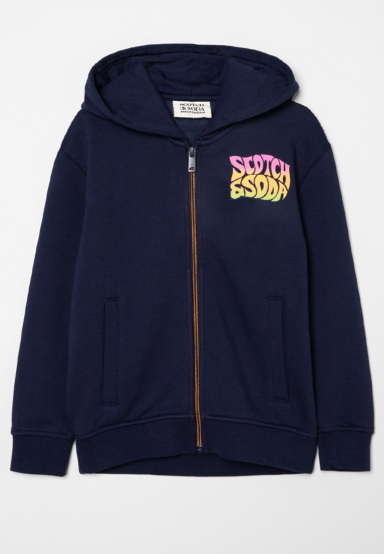 Scotch & Soda Sweater met rits donkerblauw Scotch & Soda Sweater met rits donkerblauw