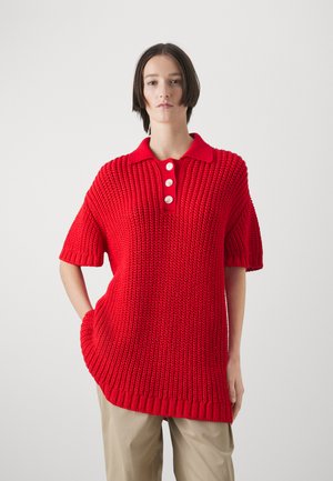 PAREIL SHORT SLEEVED  - Polo marškinėliai - scarlet