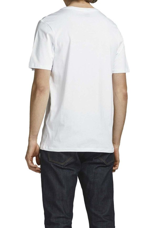 4ER PACK V-NECK KURZARM - Basic T-shirt - weiß2