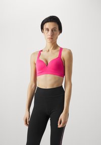 ONLY Play ONPMARTINE SEAMLESS BRA OPUS - Športni modrček s srednjo podporo - raspberry sorbet