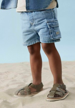 Denim shorts - light blue denim