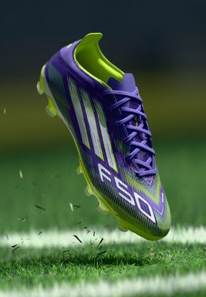 F50 PRO MG - Football boots firm ground - purple rush/footwear white/lucid lemon