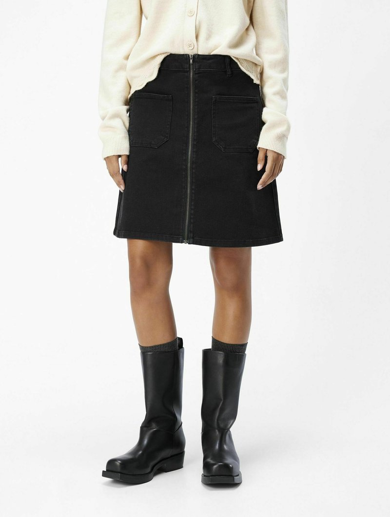 Object MINIROCK  - Jupe en jean - black denim