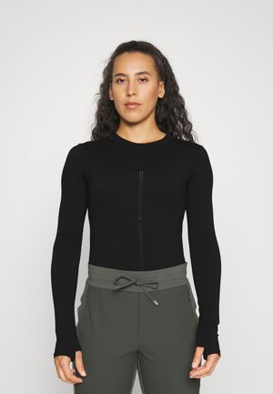 ASCENT SEAMLESS - Long sleeved top - black