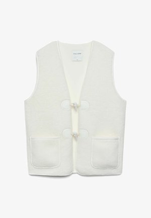 Calliope, GIACCA TINTA UNITA - Veste sans manches - bianco lana