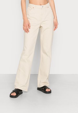 Straight leg jeans - beige dusty light