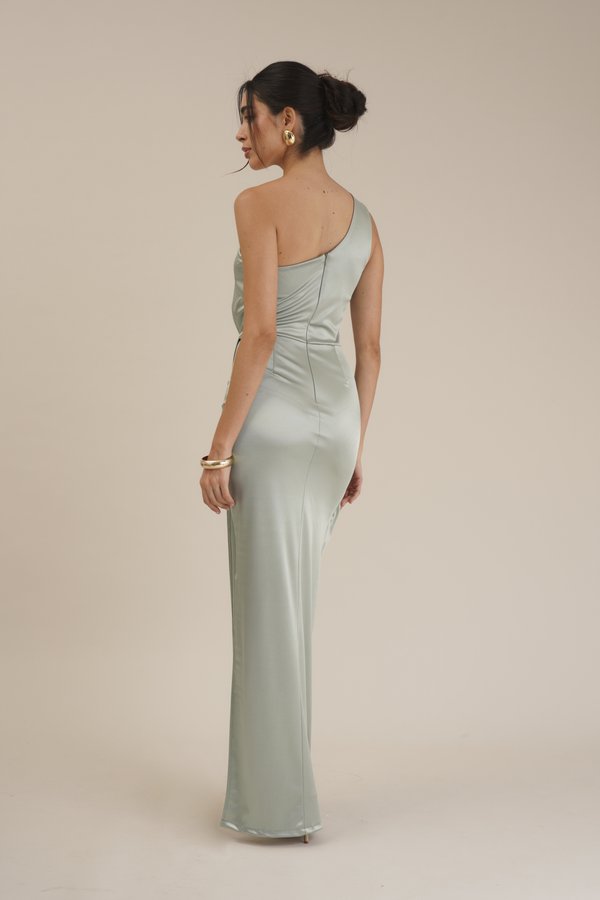 MINAH ONE SHOULDER - Jersey dress2