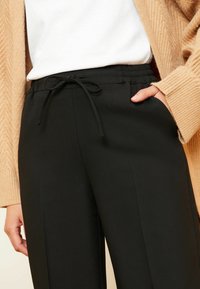 Love & Roses ELASTICATED WAIST WIDE LEG - Kelnės - black