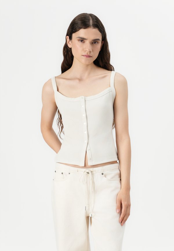 BARE POWDERED BUTTON THROUGH BOY TANK - Top3