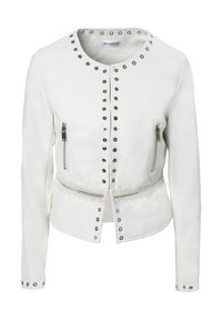 Giacca in similpelle - white