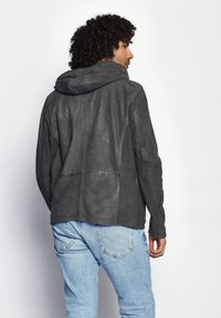 Maze Lederjacke - anthracite
