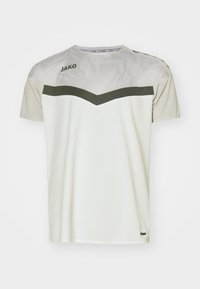 JAKO ICONIC - T-shirt con stampa - weiß/soft grey/anthra light