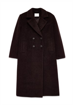 BRUSHED BLEND STRAIGHT - Klasický kabát - plum