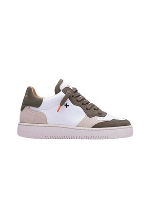 Baskets basses - white beige khaki