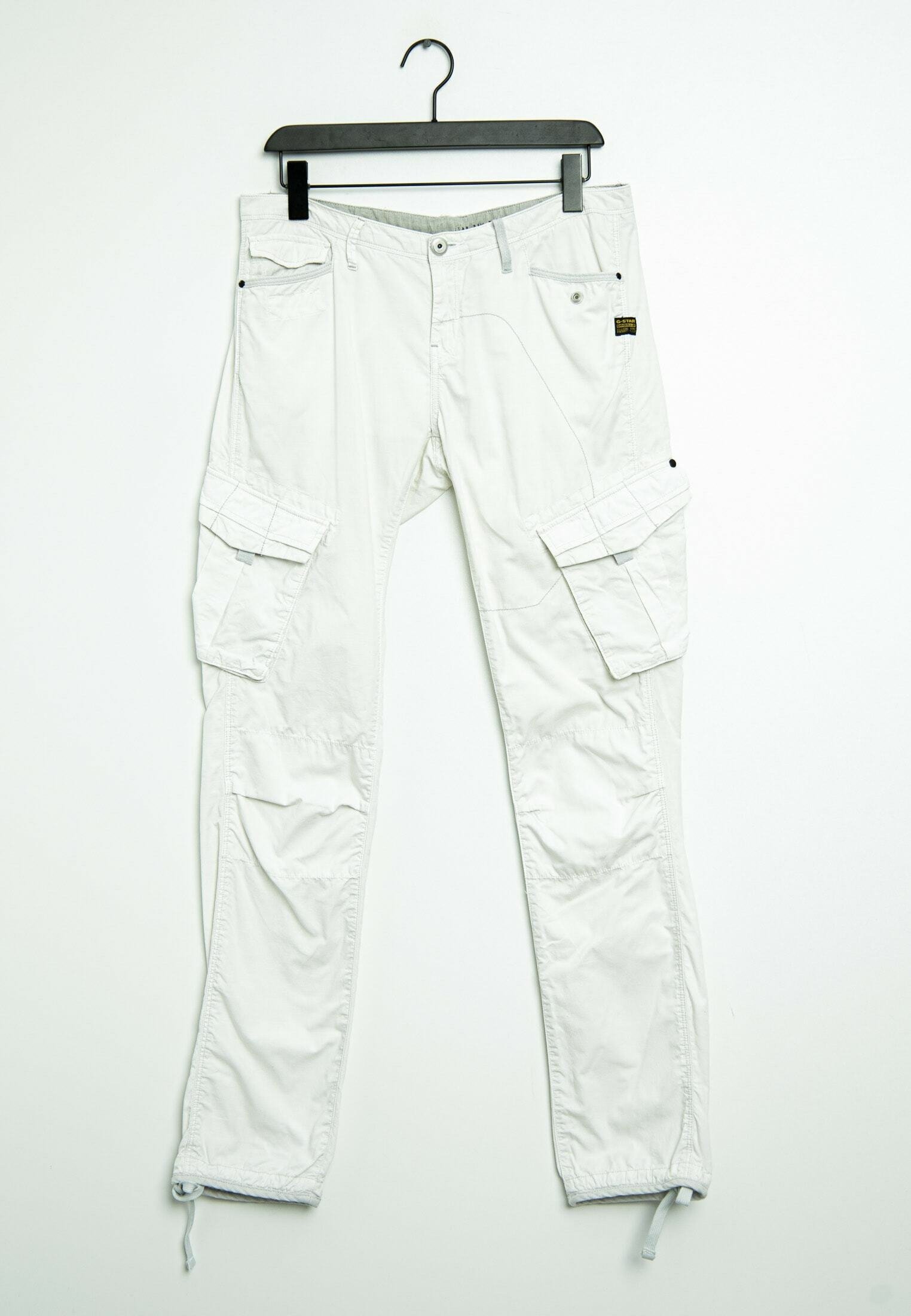 G-STAR Pantalones cargo white/blanco (Segunda mano) - Main Image