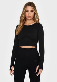 SQUATPROOF PURPOUSE - Longsleeve - black