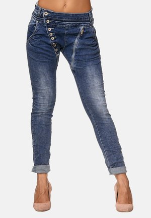 HIGHWAIST - Jeans Slim Fit - blau