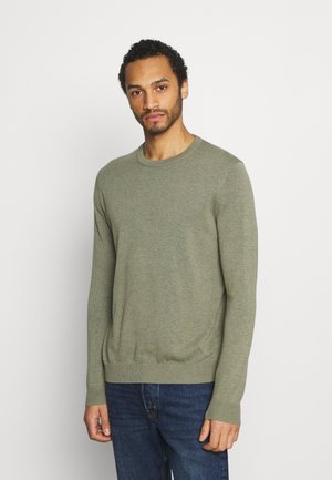 CREW - Strickpullover - light khaki