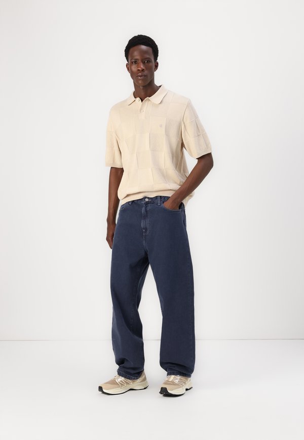 CHECKER - Polo shirt - fleur de sel2