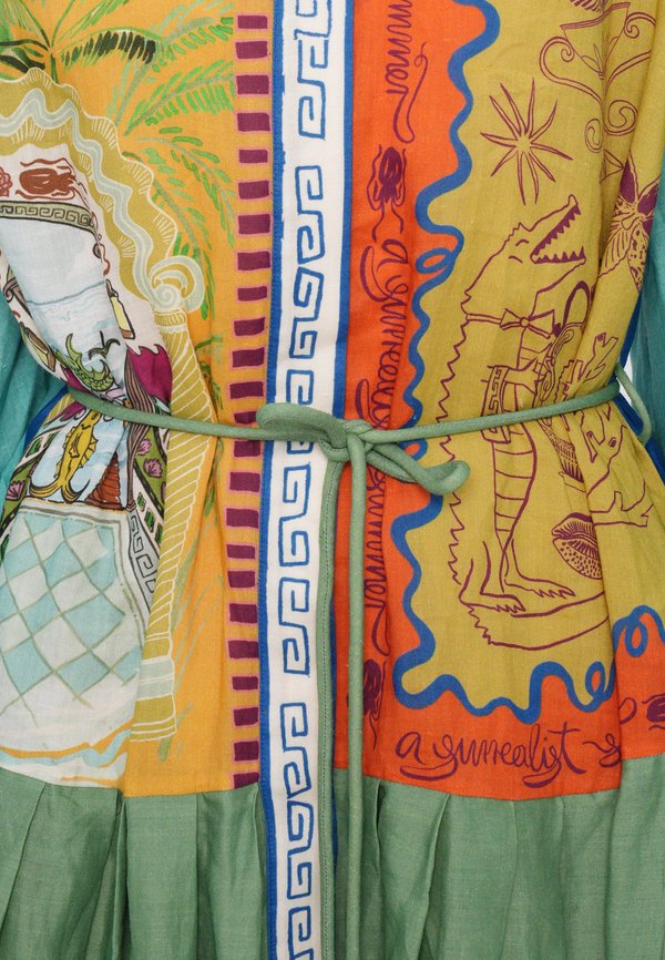 SURREALIST SUMMER SHIRTDRESS - Maxi dress3