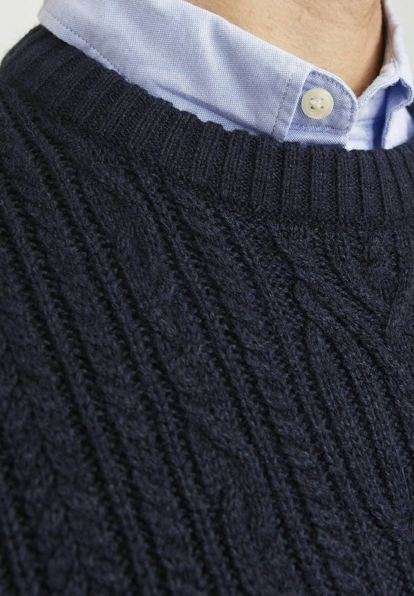 JPRBLUDIOGO CABLE KNIT  - Jumper - night sky3