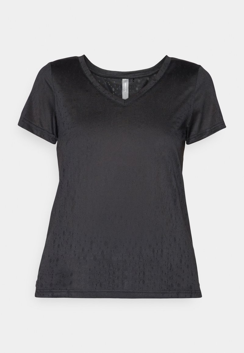Only Play T-shirt basic zwart