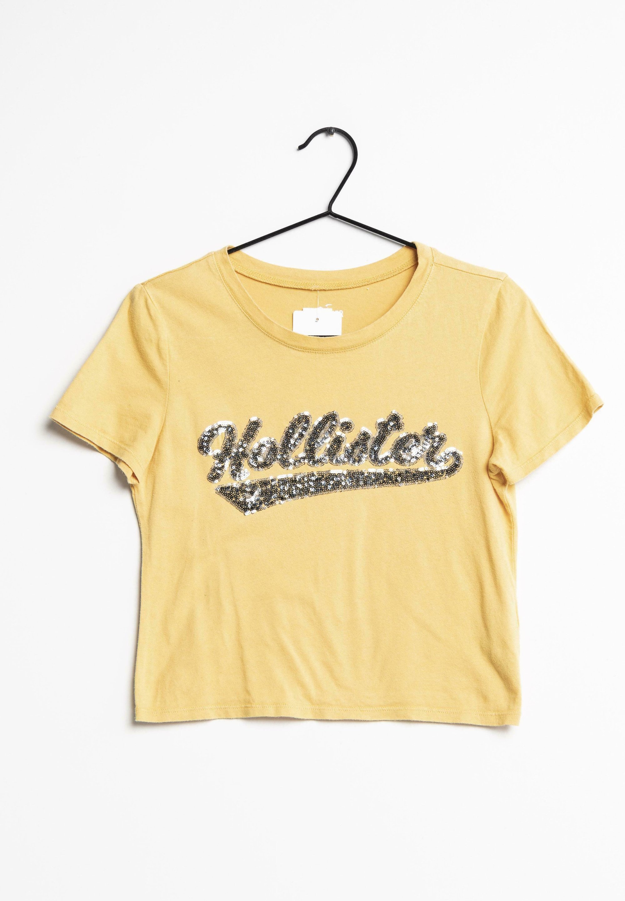 Hollister Camiseta estampada yellow/amarillo (Segunda mano