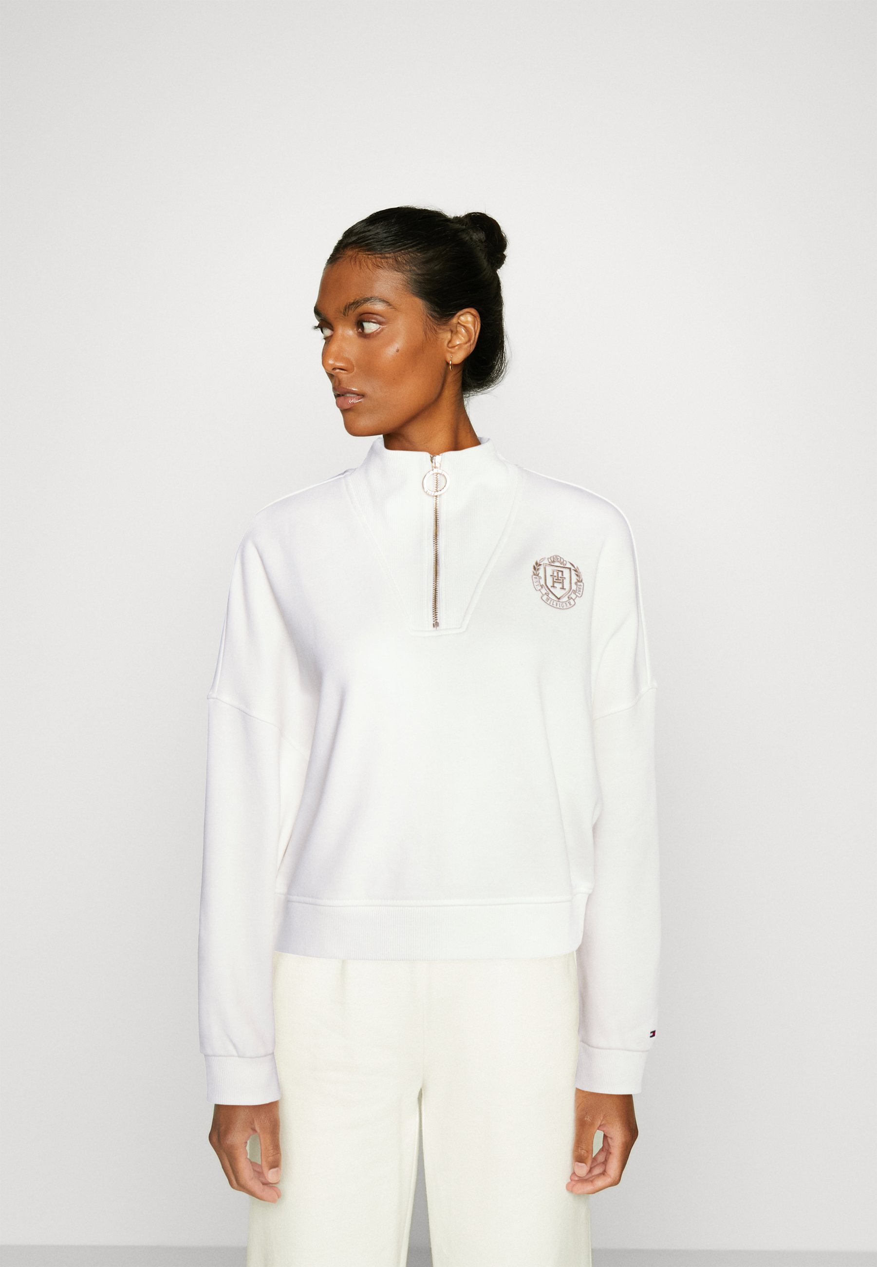Tommy Hilfiger CREST - Sweatshirt - ecru/weiß - Zalando.de