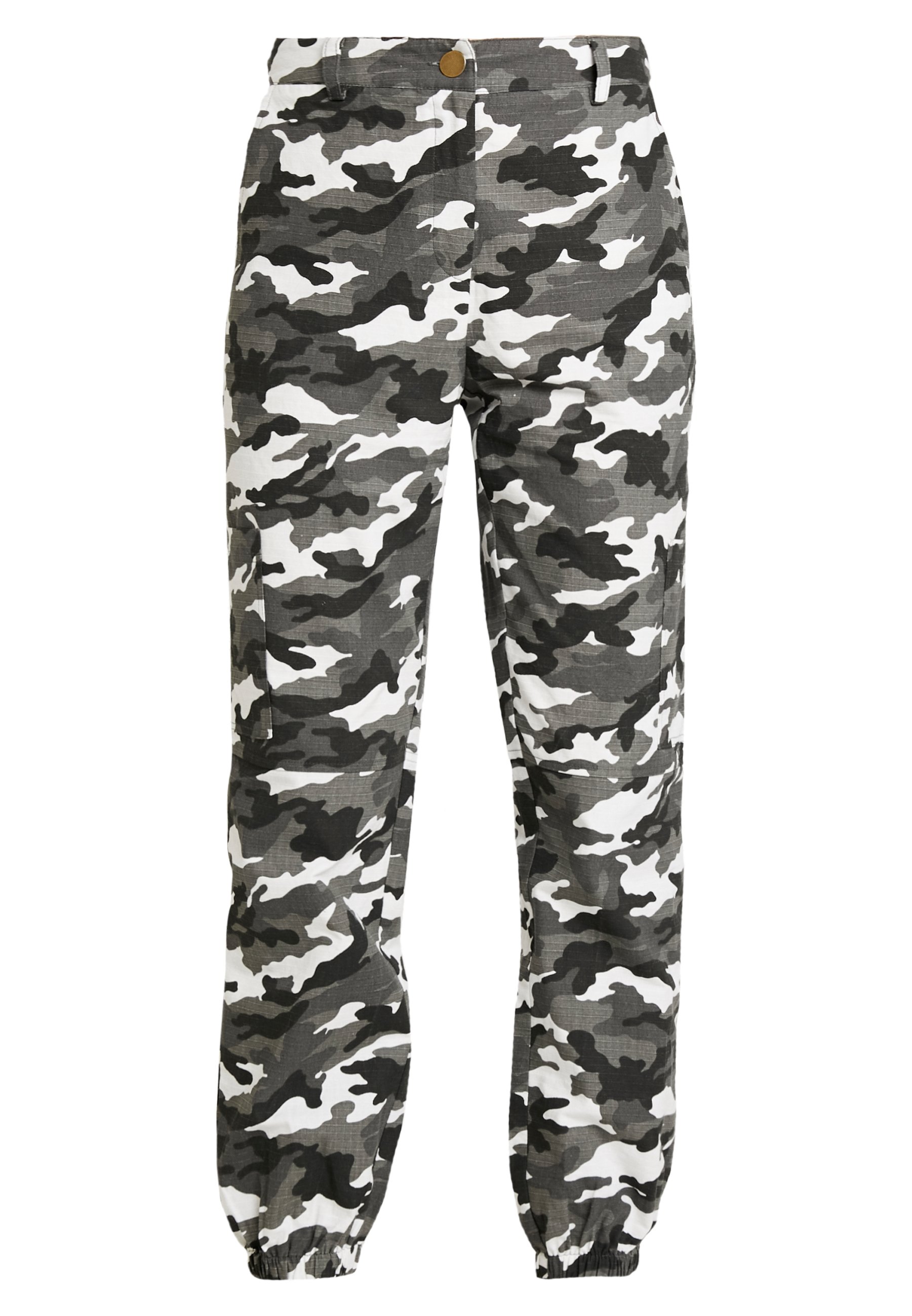 black camouflage trousers