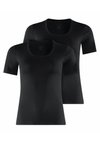DAILY COMFORT 2-PACK ROUND NECK - Undershirt - black