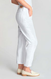 Le Temps Des Cerises Jean droit - blanc