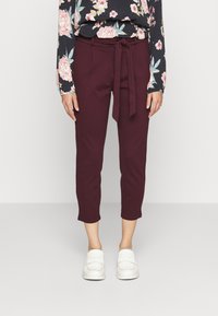 Vero Moda Petite VMEVA PAPERBAG - Calças - winetasting