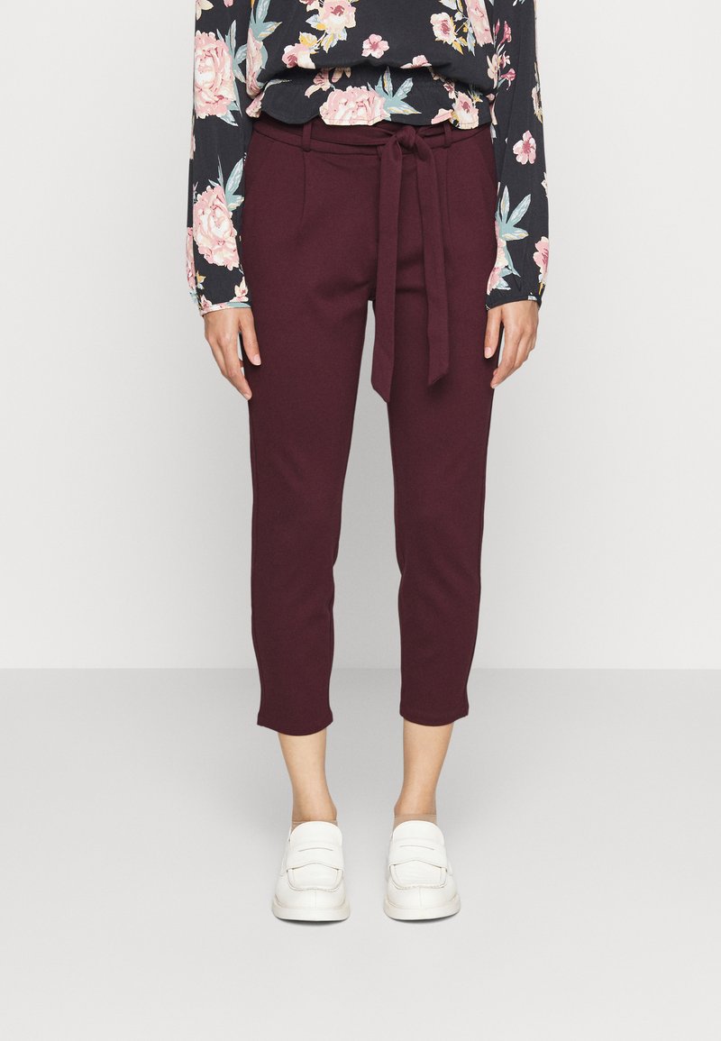 Vero Moda Petite VMEVA PAPERBAG - Calças - winetasting