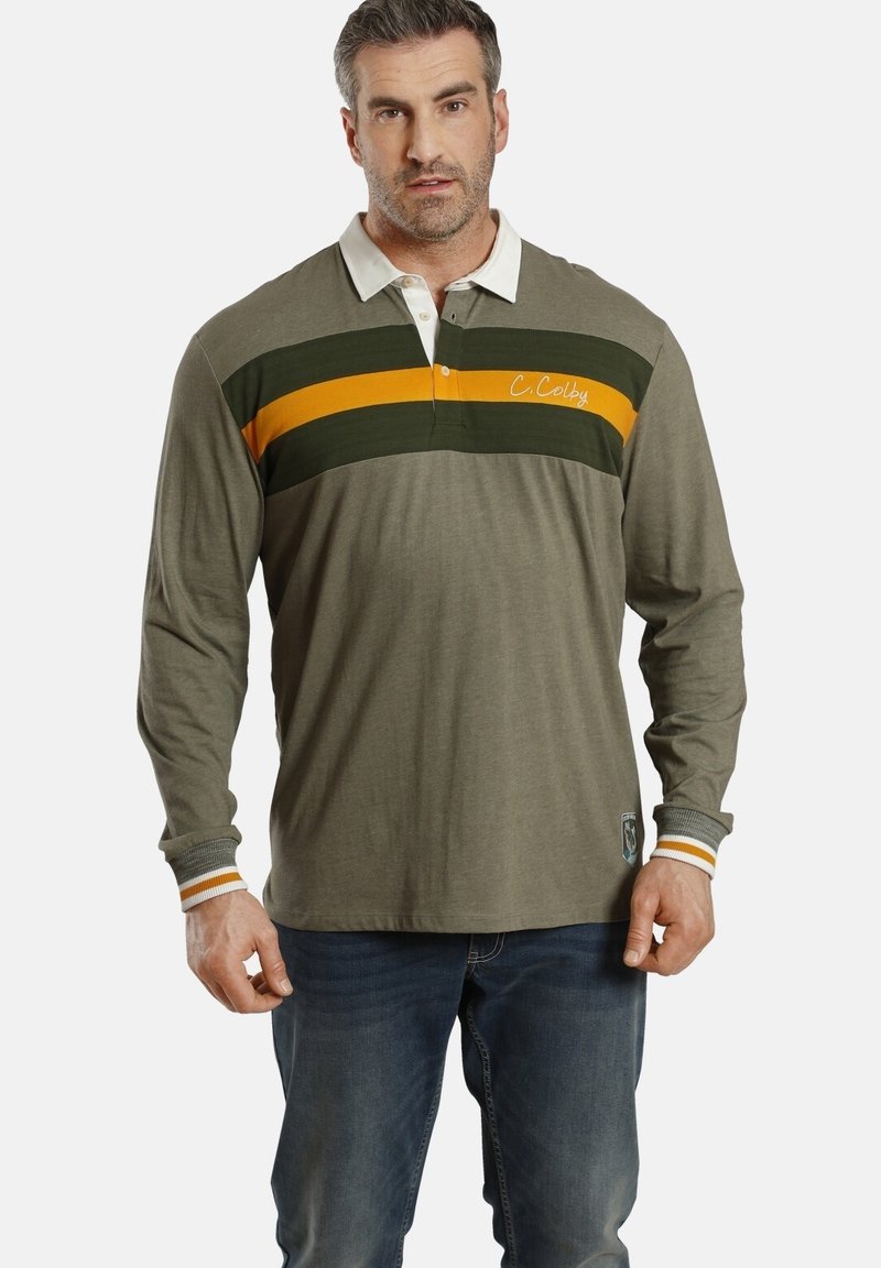 Charles Colby EARL GARWY - Poloshirt - oliv melange