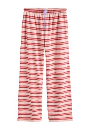 Next, REGULAR FIT - WIDE LEG JOGGERS - Træningsbukser - pink red stripe