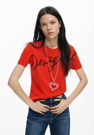 LOGO  - T-Shirt print - red